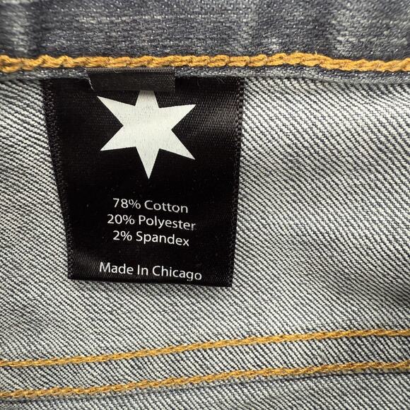 Dearborn Denim & Apparel Jeans Mens 34 Blue Denim Stretch Made in Chicago USA - Picture 4 of 9